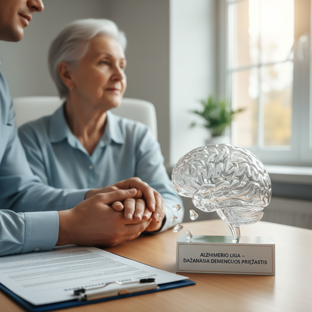 Alzheimerio liga – dažniausia demencijos priežastis