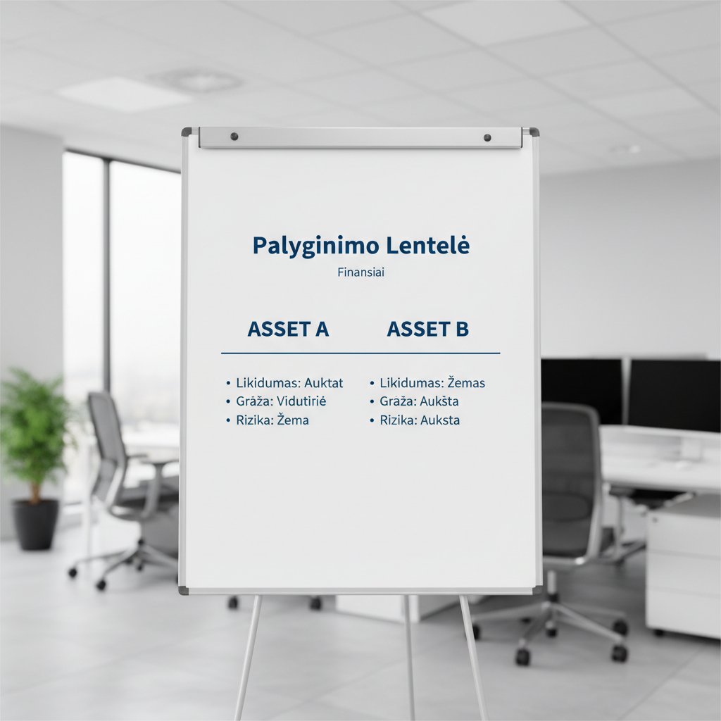 Esminiai skirtumai: palyginimo lentelė