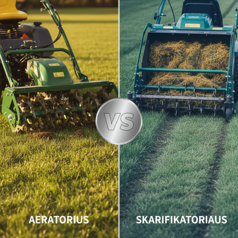Kuo skiriasi aeratorius nuo skarifikatoriaus?