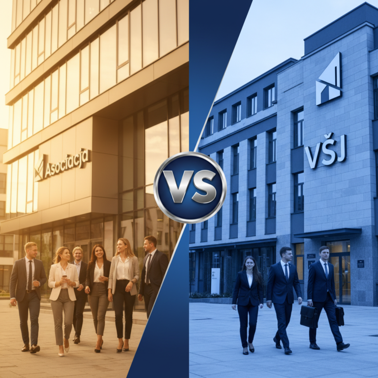 Asociacija vs. VŠĮ: Kuo skiriasi šios juridinės formos?