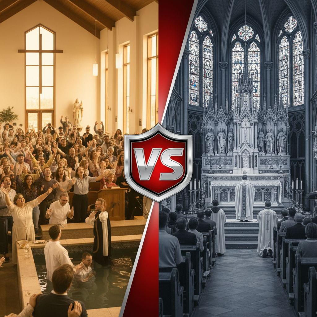 Kuo skiriasi baptistai nuo katalikų?