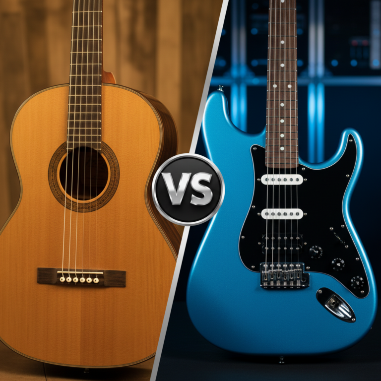 Kuo skiriasi bosinė gitara nuo elektrinės?