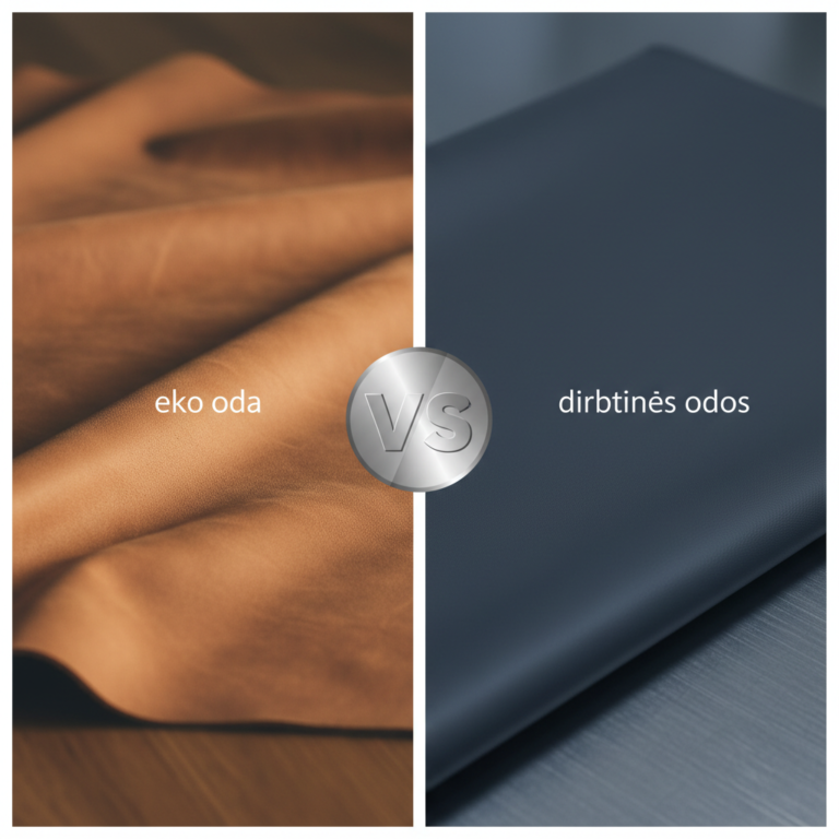 Kuo skiriasi eko oda nuo dirbtinės odos?