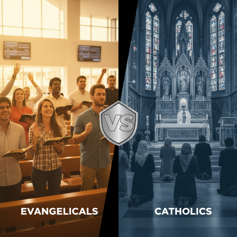 Kuo skiriasi evangelikai nuo katalikų?