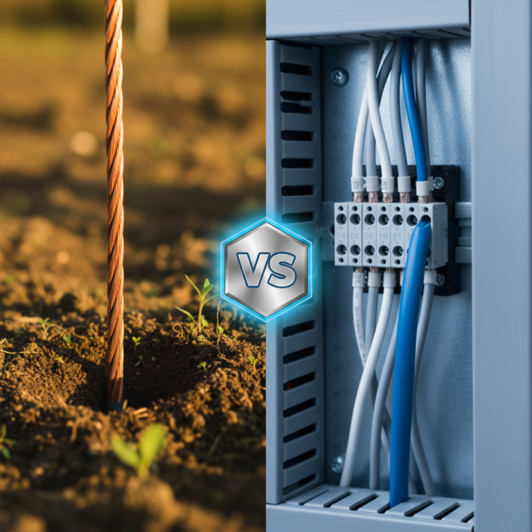 Kuo skiriasi įžeminimas nuo nulio?