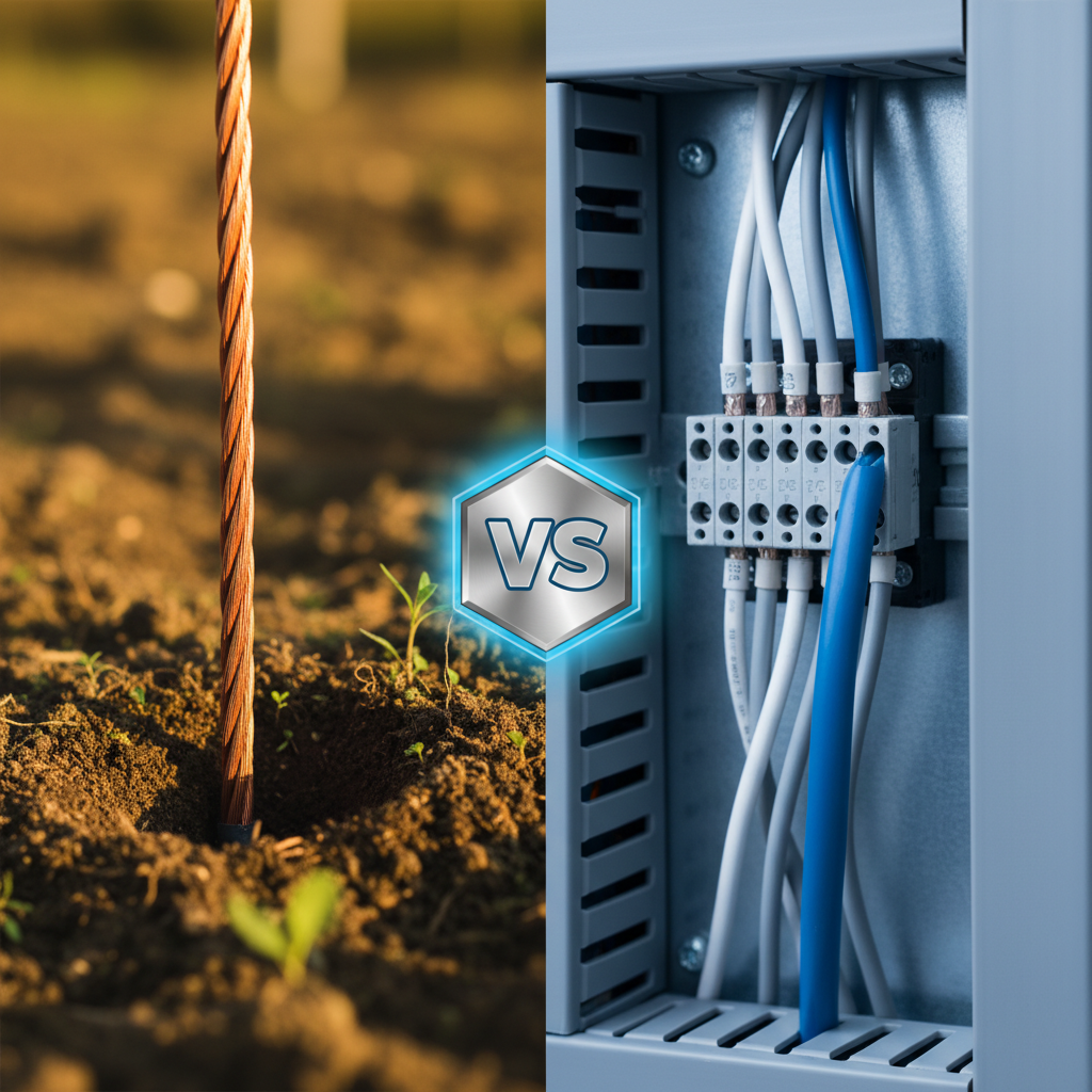 Kuo skiriasi įžeminimas nuo nulio?