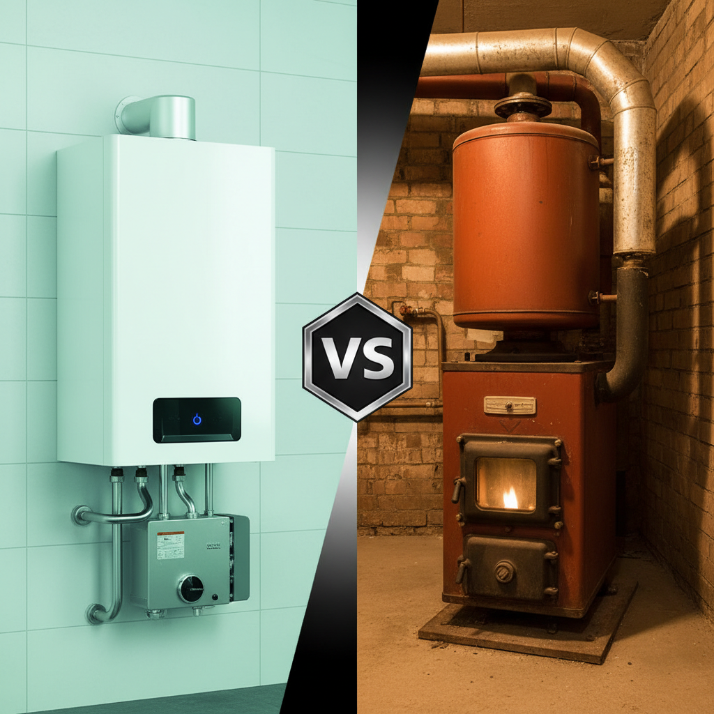 Kuo skiriasi kondensacinis katilas nuo įprasto?