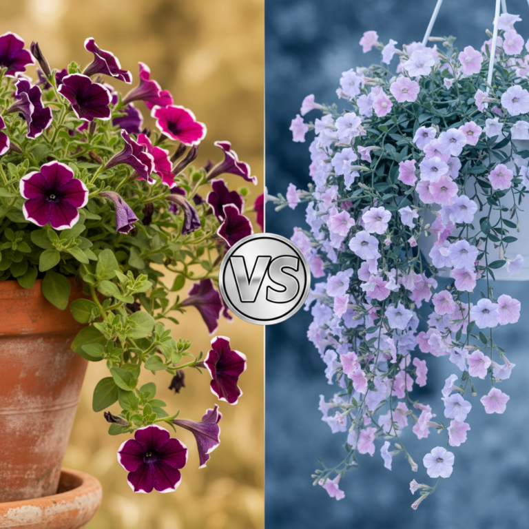 Petunija vs. Surfinija: detali analizė sodininkams