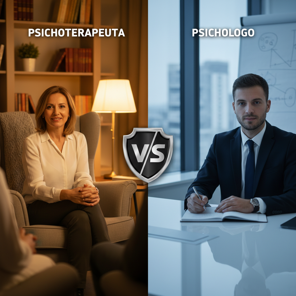 Kuo skiriasi psichoterapeutas nuo psichologo?