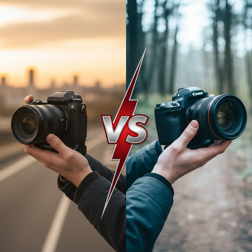 Sisteminis vs. Veidrodinis: Kuo Skiriasi Šie Fotoaparatai?