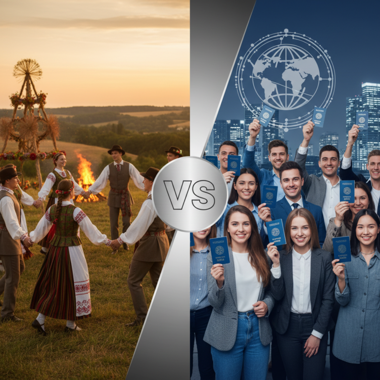 Kuo skiriasi tautybė nuo pilietybės?