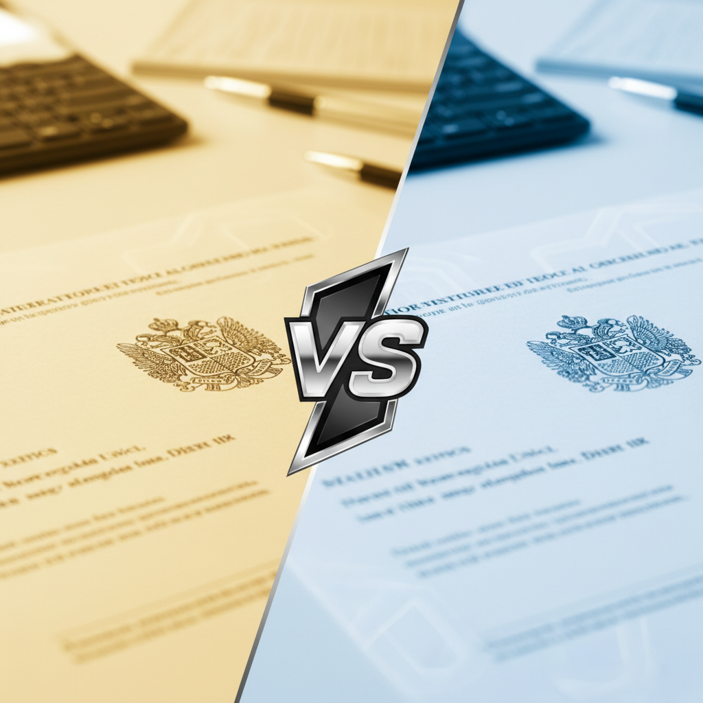 Kuo skiriasi verslo liudijimas nuo individualios veiklos?