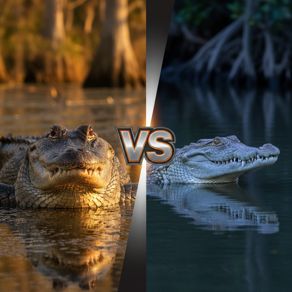 Kuo skiriasi aligatorius nuo krokodilo?
