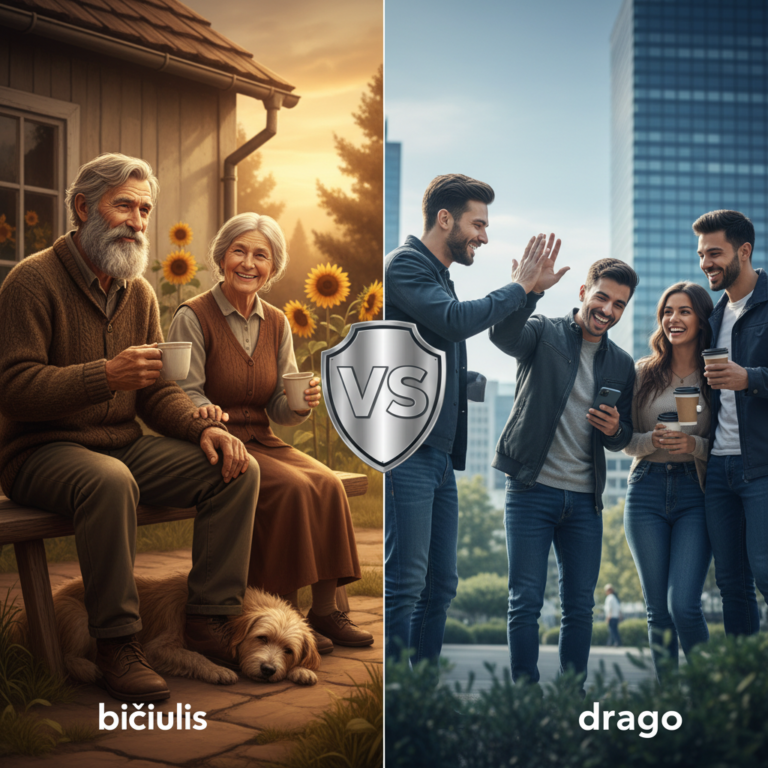 Kuo skiriasi bičiulis nuo draugo?