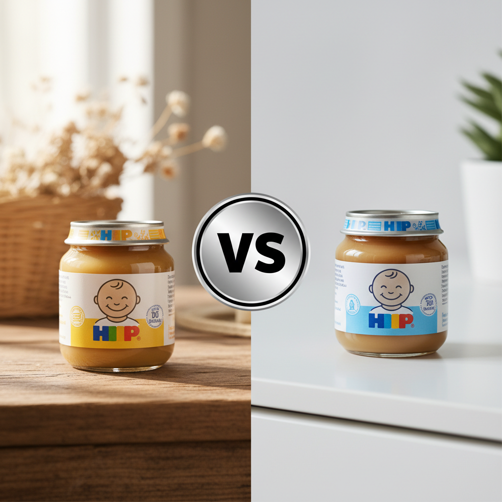 Kuo skiriasi HIPP Organic nuo HIPP Combiotic?