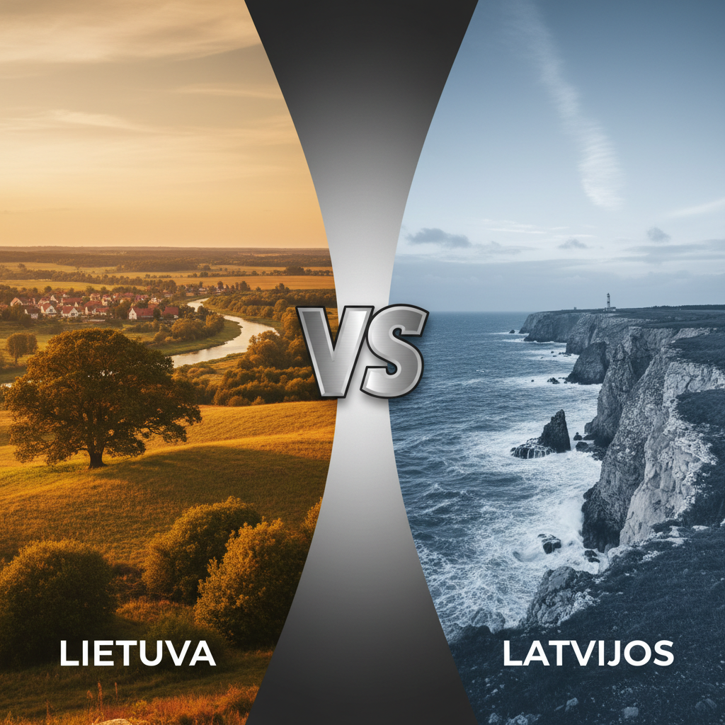 Kuo skiriasi Lietuva nuo Latvijos?