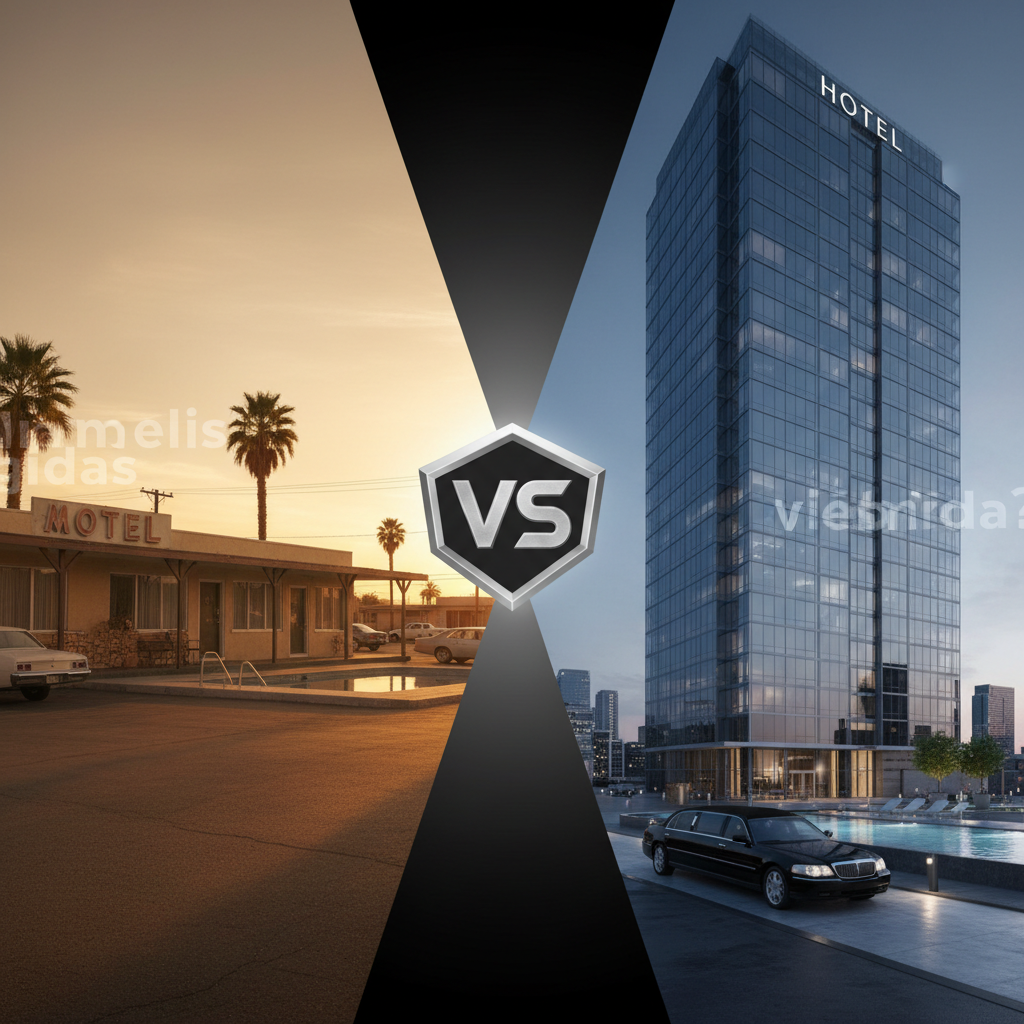 Kuo skiriasi motelis nuo viešbučio? Išsamus gidas