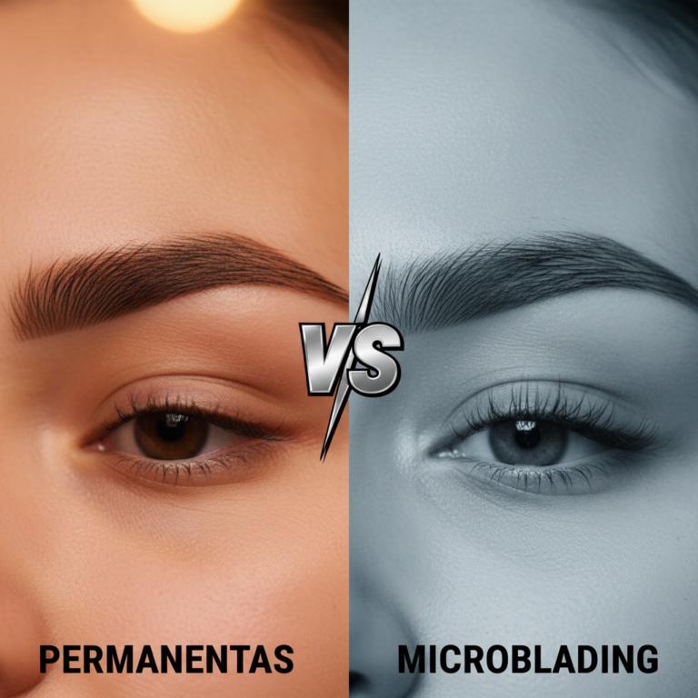Kuo skiriasi permanentas nuo microblading?