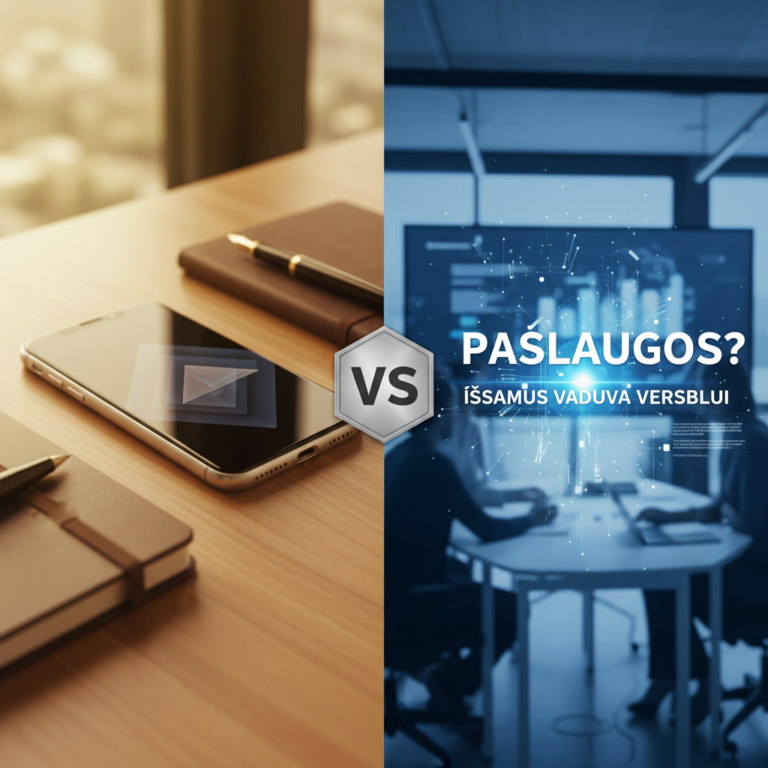 Kuo skiriasi prekė nuo paslaugos? Išsamus vadovas verslui