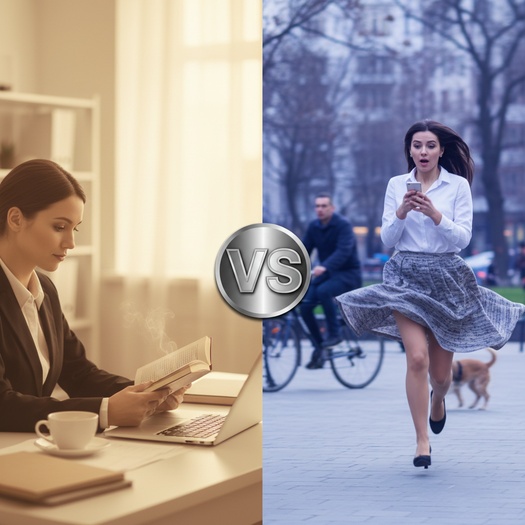 Present Simple vs. Present Continuous: Skirtumai