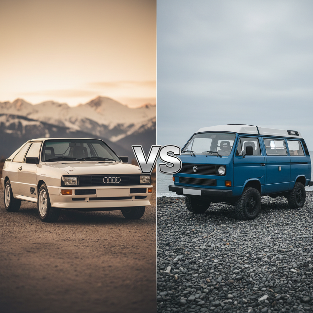 Kuo skiriasi Audi Quattro nuo VW Syncro?