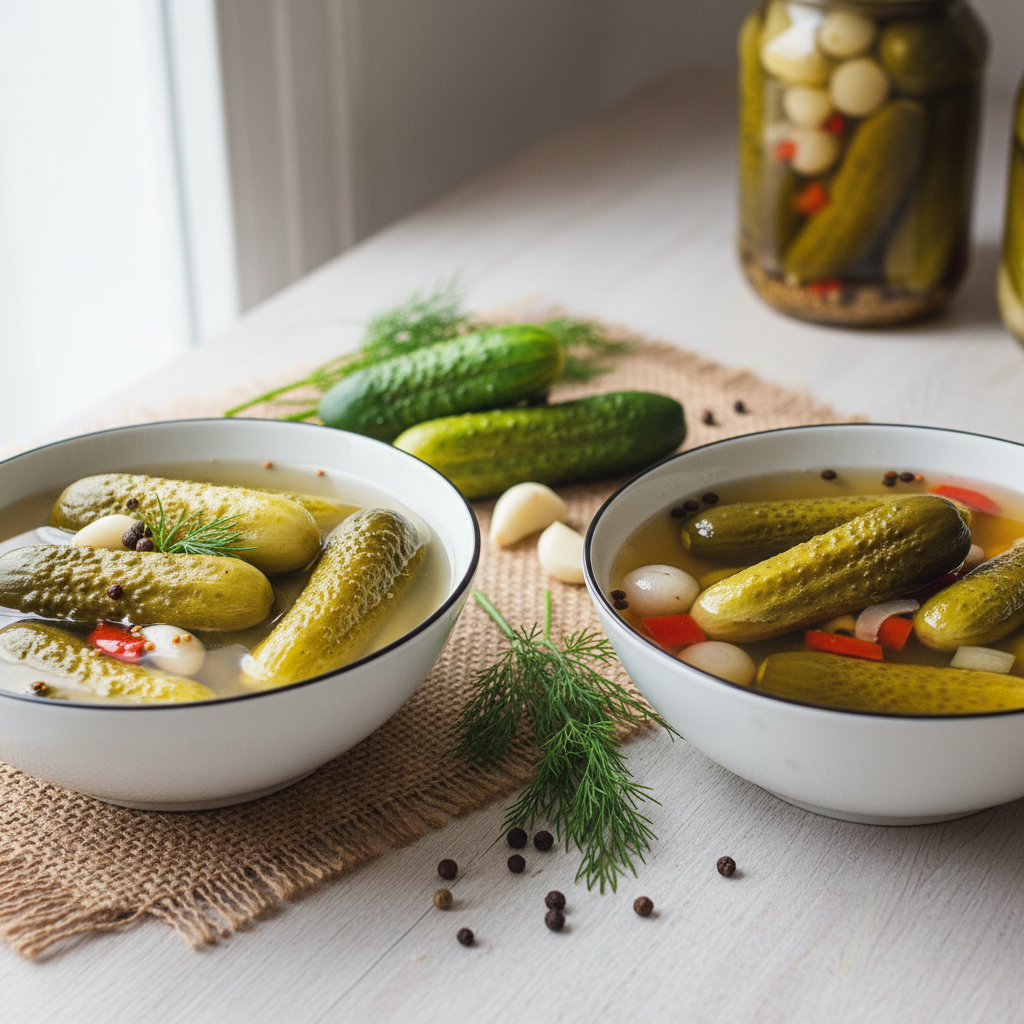 Kuo Skiriasi Rauginti ir Marinuoti Agurkai?