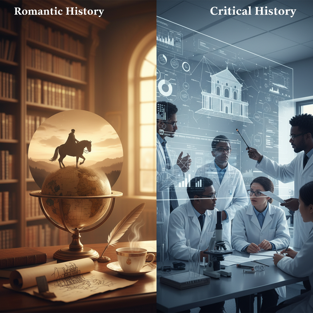 Kuo skiriasi Romantinė ir Kritiškoji Istorija?