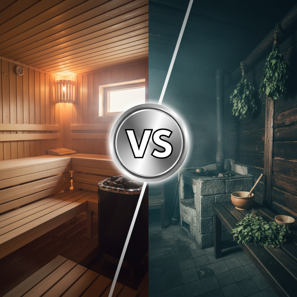 Kuo skiriasi sauna nuo pirties?