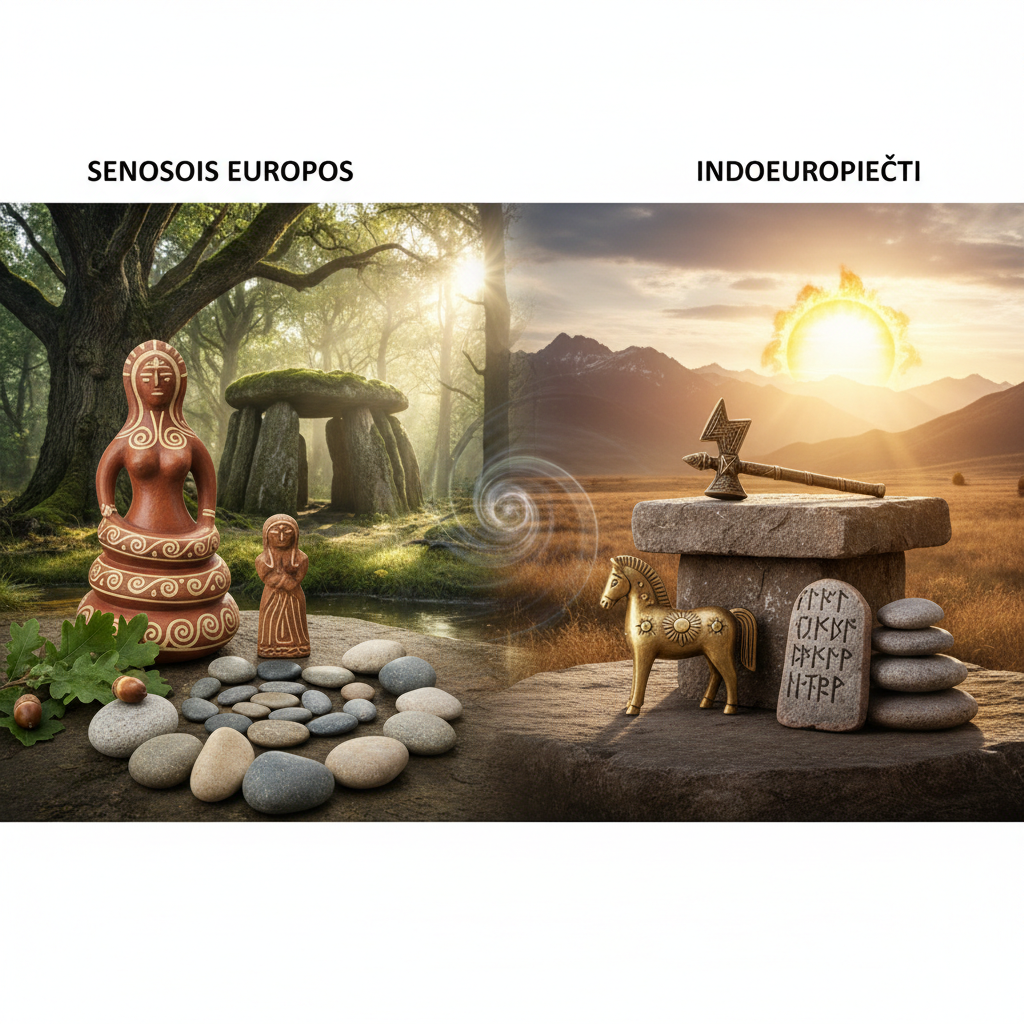 Senosios Europos ir Indoeuropiečių Dievų Funkcijos