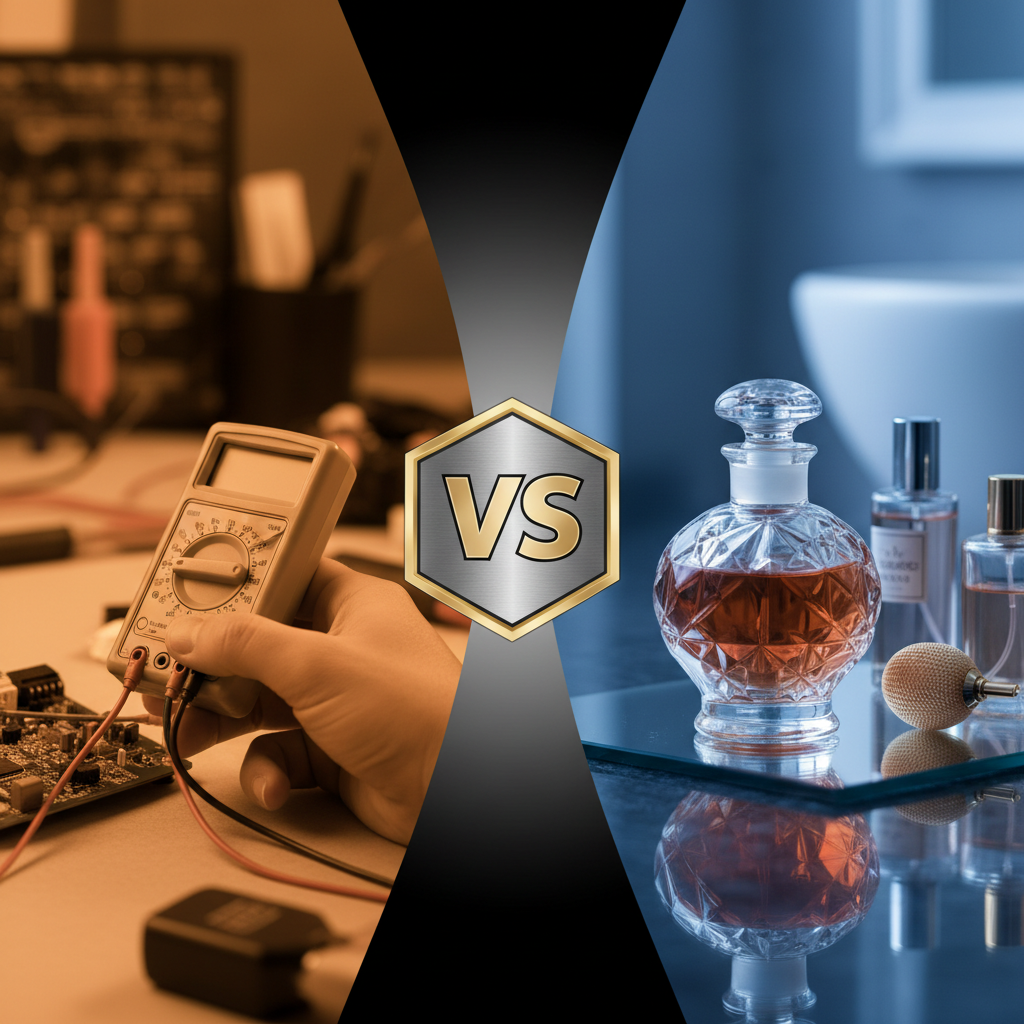 Kuo skiriasi testeris nuo kvepalų buteliuko? Išsamus gidas