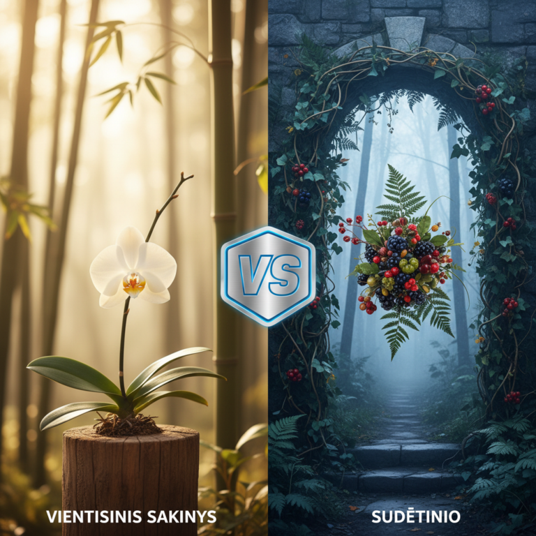 Kuo skiriasi vientisinis sakinys nuo sudėtinio?