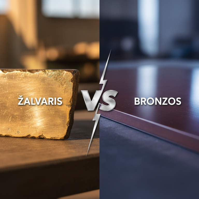 Kuo Skiriasi Žalvaris Nuo Bronzos?
