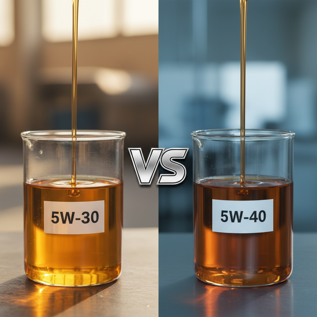 Kuo skiriasi alyva 5W-30 nuo 5W-40?