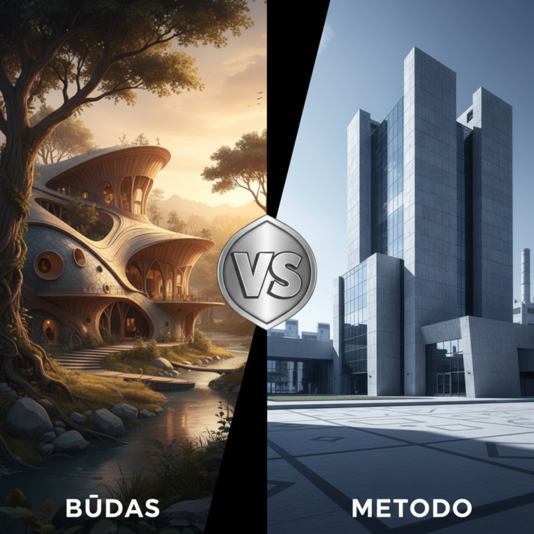 Kuo skiriasi Būdas nuo Metodo?