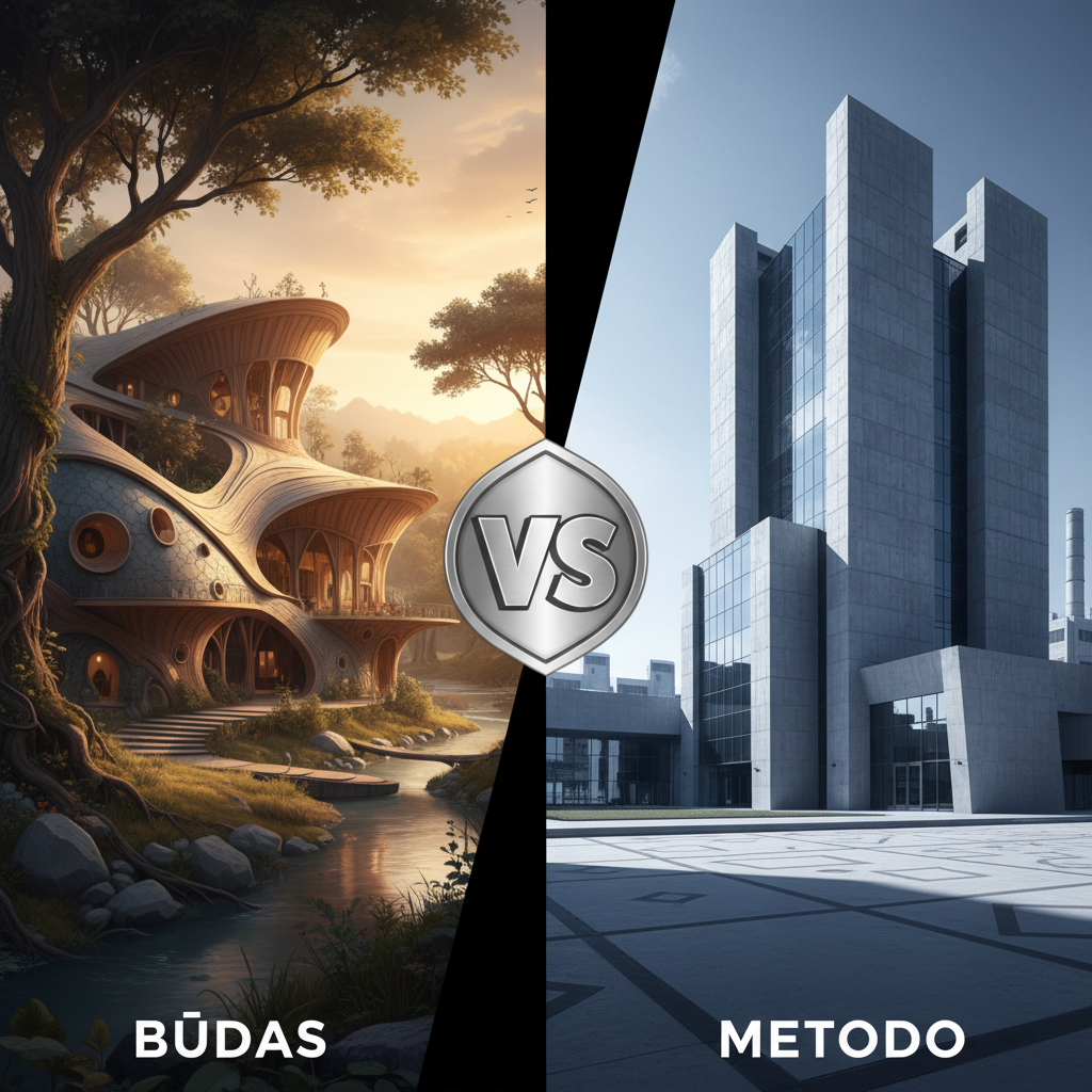 Kuo skiriasi Būdas nuo Metodo?