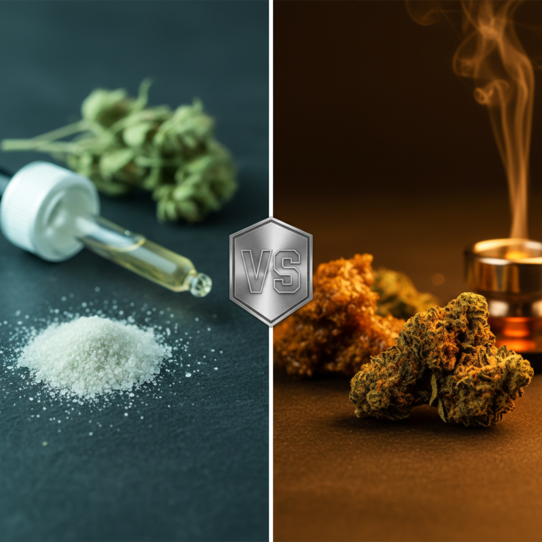 Kuo skiriasi CBD nuo THC?