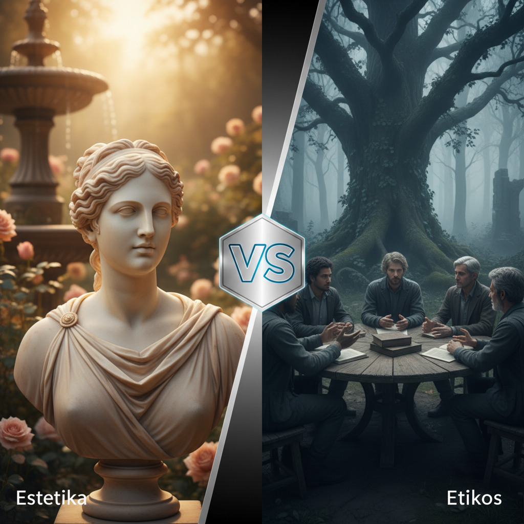 Kuo skiriasi Estetika nuo Etikos?
