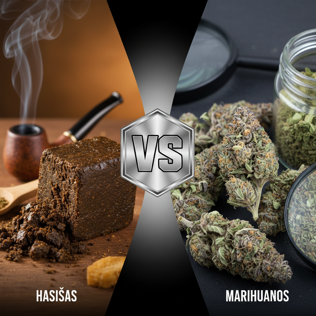Kuo Skiriasi Hasišas nuo Marihuanos? Išsamus Palyginimas