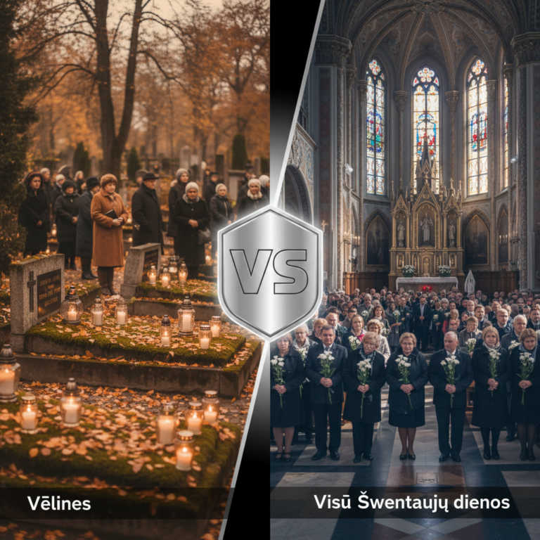 Kuo skiriasi Vėlinės nuo Visų Šventųjų dienos?