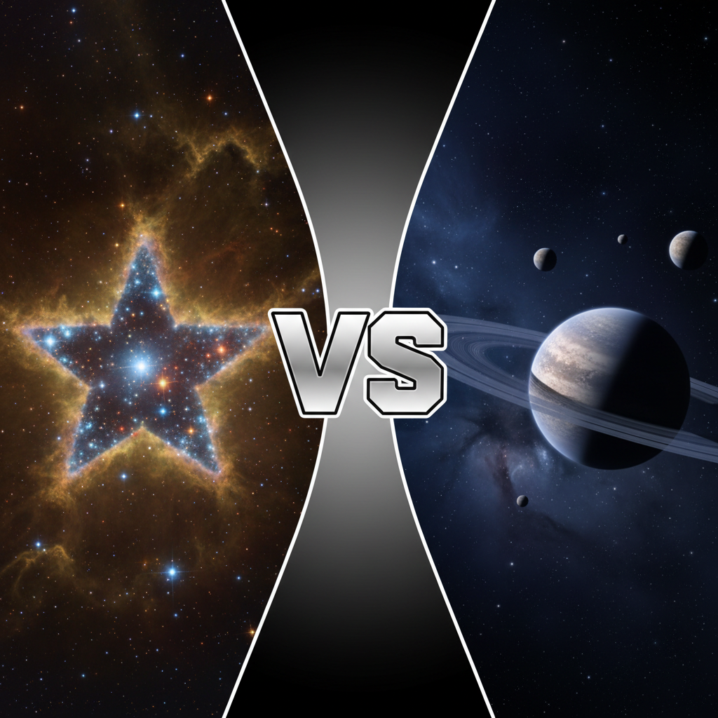 Kuo skiriasi Žvaigždė nuo Planetos? Išsamus Vadovas
