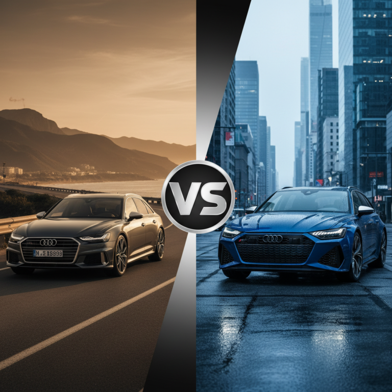 Kuo skiriasi Audi S6 nuo Audi RS6?