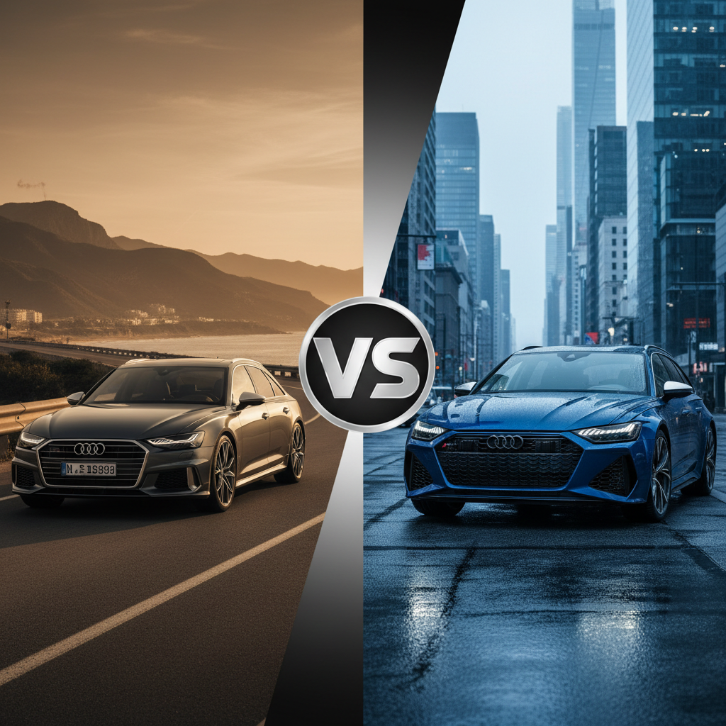 Kuo skiriasi Audi S6 nuo Audi RS6?