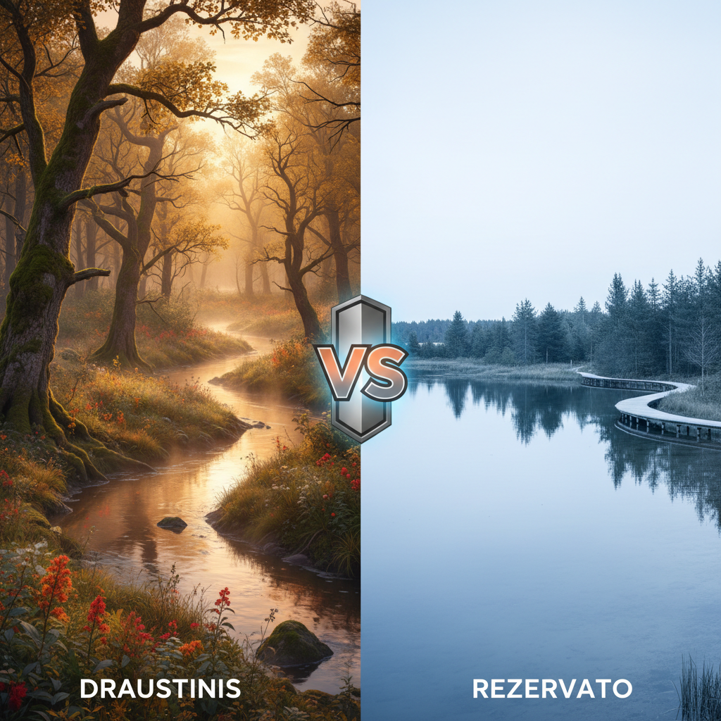 Kuo Skiriasi Draustinis Nuo Rezervato?