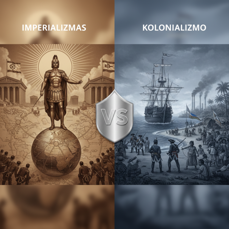 Kuo skiriasi imperializmas nuo kolonializmo?