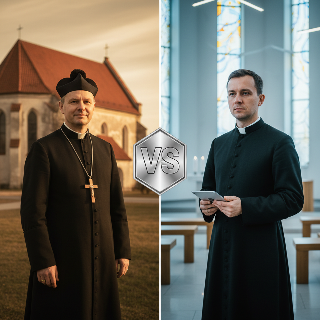 Kuo skiriasi klebonas nuo vikaro?