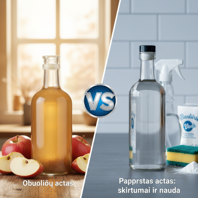 Obuolių actas vs. Paprastas actas: skirtumai ir nauda