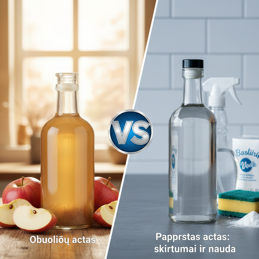 Obuolių actas vs. Paprastas actas: skirtumai ir nauda