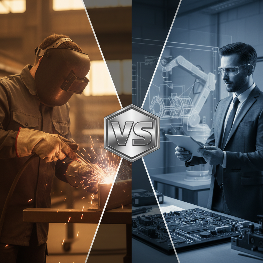 Kuo skiriasi Tarptautinis suvirinimo technologas nuo inžinieriaus?