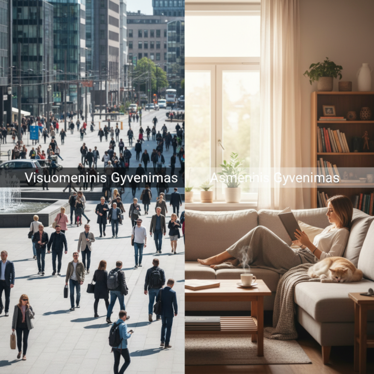 Kuo Skiriasi Visuomeninis ir Asmeninis Gyvenimas?