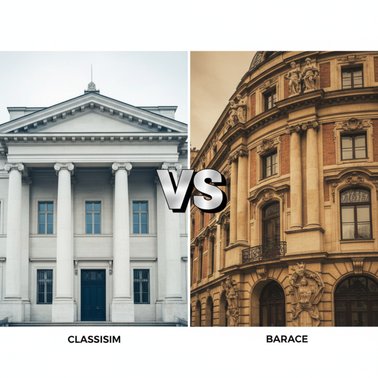 Kuo skiriasi klasicizmo stilius nuo baroko?